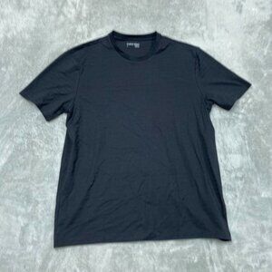 Calvin Klein Mens Black Cotton T-Shirt Size L Crew Neck a0680